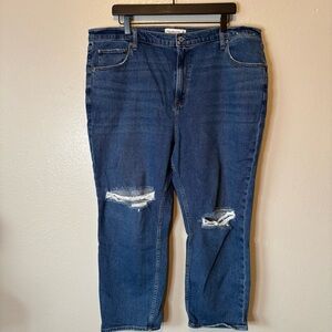 Abercrombie & Fitch The Ankle Straight Ultra High Rise